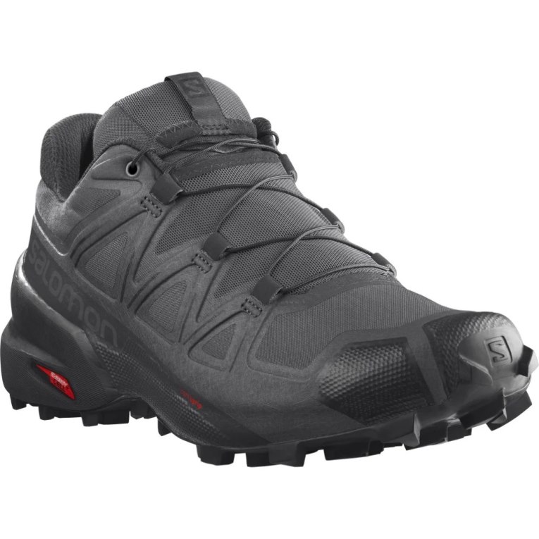 Black Salomon Speedcross 5 Men's Trail Running Shoes | IE IL4312